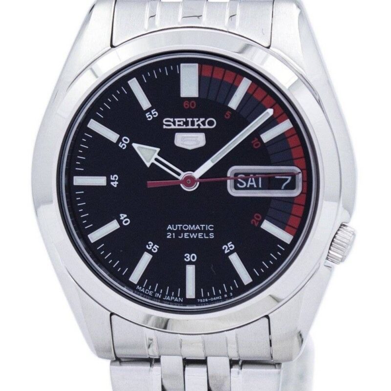 Refurbished Seiko 5 Automatic Japan Made 21 Jewels SNK375 SNK375J1 SNK375J Men's Watch