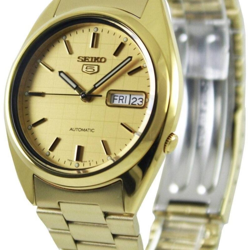 Refurbished Seiko 5 Automatic Gold Dial SNXL72K1 SNXL72K Men's Watch Refurbished Seiko 5 Automatic Gold Dial SNXL72K1 SNXL72K Men's Watch