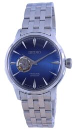 Refurbished Seiko Presage Cocktail Time Blue Acapulco Open Heart Automatic SSA439J1 Men's Watch