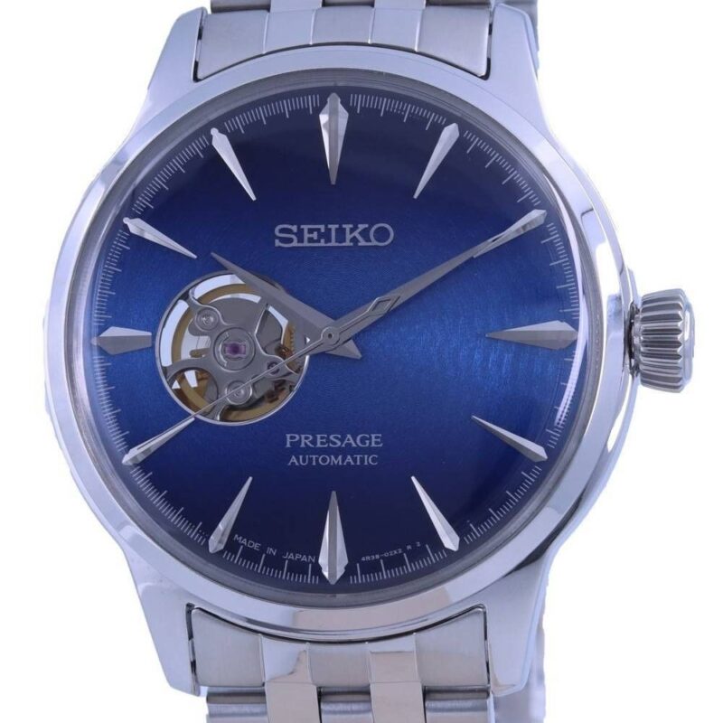 Refurbished Seiko Presage Cocktail Time Blue Acapulco Open Heart Automatic SSA439J1 Men's Watch Refurbished Seiko Presage Cocktail Time Blue Acapulco Open Heart Automatic SSA439J1 Men's Watch