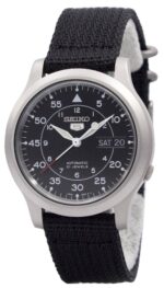 Refurbished Seiko 5 Military Black Dial Automatic SNK809K2 Men's Watch
