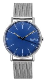 Skagen Signatur Stainless Steel Blue Dial Quartz SKW6904 Men's Watch