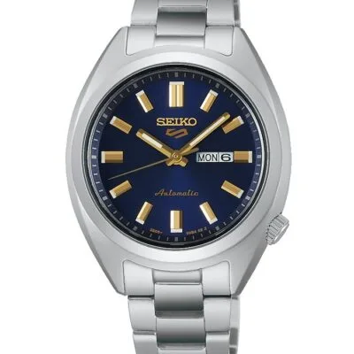 Seiko 5 Sports Hebitama SNXS Stainless Steel Blue Dial Automatic SRE021K1 100M Women's Watch