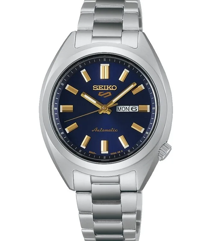 Seiko 5 Sports Hebitama SNXS Stainless Steel Blue Dial Automatic SRE021K1 100M Women's Watch