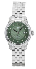 Tissot Le Locle Stainless Steel Green Dial Automatic T006.207.11.096.00 Women's Watch