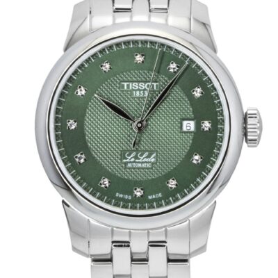 Tissot Le Locle Stainless Steel Green Dial Automatic T006.207.11.096.00 Women's Watch