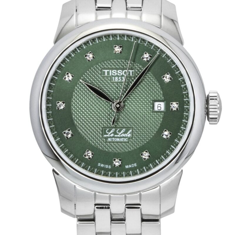 Tissot Le Locle Stainless Steel Green Dial Automatic T006.207.11.096.00 Women's Watch