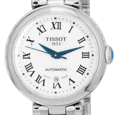 Tissot T-Lady Bellissima Stainless Steel White Dial Automatic T126.207.11.013.00 T1262071101300 Women's Watch