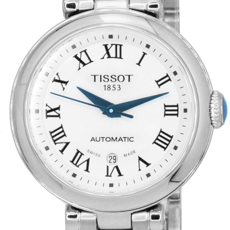 Tissot T-Lady Bellissima Stainless Steel White Dial Automatic T126.207.11.013.00 T1262071101300 Women's Watch