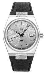 Tissot PRX Damascus Steel Synthetic Strap Grey Dial Automatic T137.807.96.081.00 100M Men's Watch