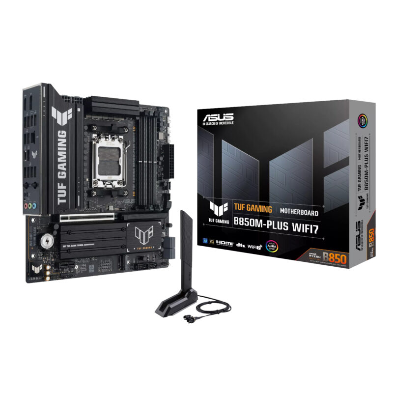 ASUS TUF Gaming B850M-Plus WIFI AMD AM5 M-ATX Gaming Motherboard