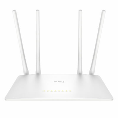 Cudy WR300S 300Mbps 5-Port Wi-Fi 4 Router – White