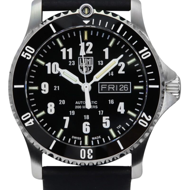 Luminox Sport Timer Leather Strap Blue Dial Automatic Diver's XS.0921 200M Men's Watch