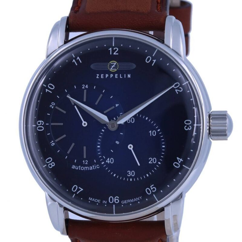 Zeppelin New Captain's Line Blue Dial Leather Strap Automatic 8662-3 86623 Men's Watch Zeppelin New Captain's Line Blue Dial Leather Strap Automatic 8662-3 86623 Men's Watch