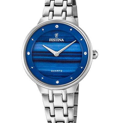 Festina Mademoiselle Stainless Steel Blue Dial Quartz F20600-A Women's Watch
