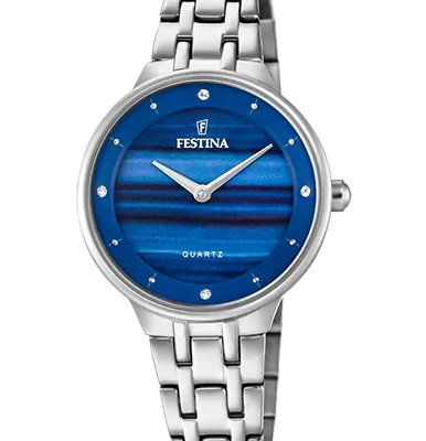 Festina Mademoiselle Stainless Steel Blue Dial Quartz F20600-A Women's Watch