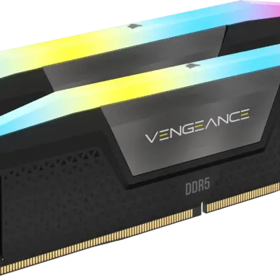 CORSAIR VENGEANCE RGB DDR5 16GB (2 x 8GB) DDR5 5200 CL40-40-40-77 1.25V Intel XMP - BLACK