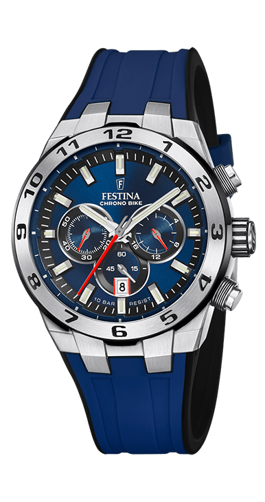 ec34cd310dd813c0475dd0ace9243c448d7730ef_F20671_1.png Festina Chrono Bike Rubber Strap Blue Dial Quartz F20671-1 100M Men's Watch