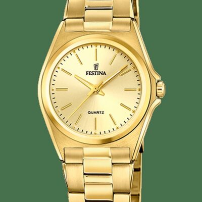 Festina Women's 31mm Ss Ip Gold Watch (F20557_3)