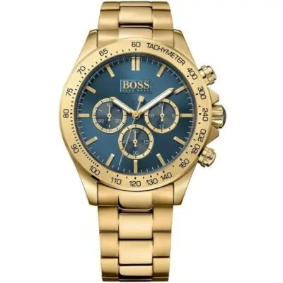 Hugo Boss Watch Men Gold Metal Ikon 1513340