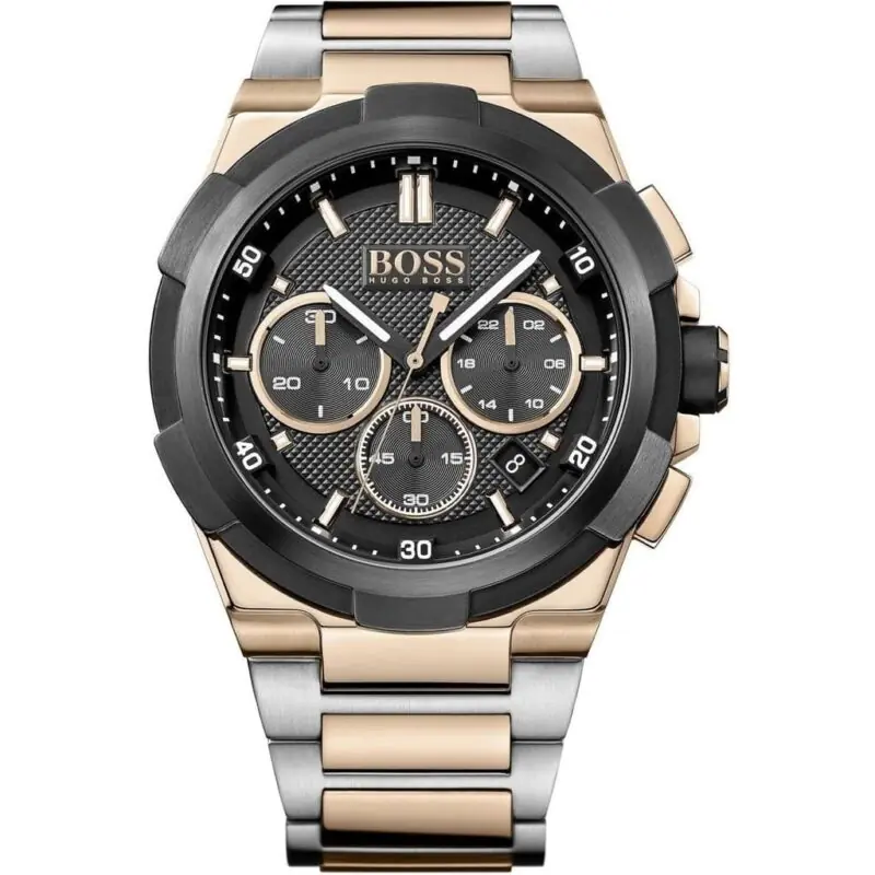 Hugo Boss Watch Men Silver Rose Gold Metal Supernova 1513358