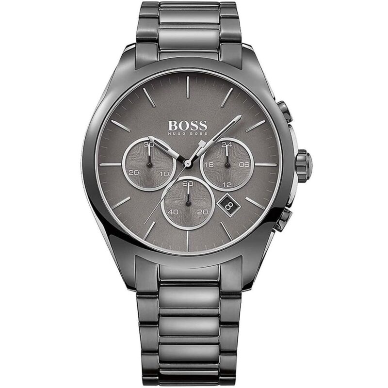 Hugo Boss Watch Men Gray Metal Onyx 1513364
