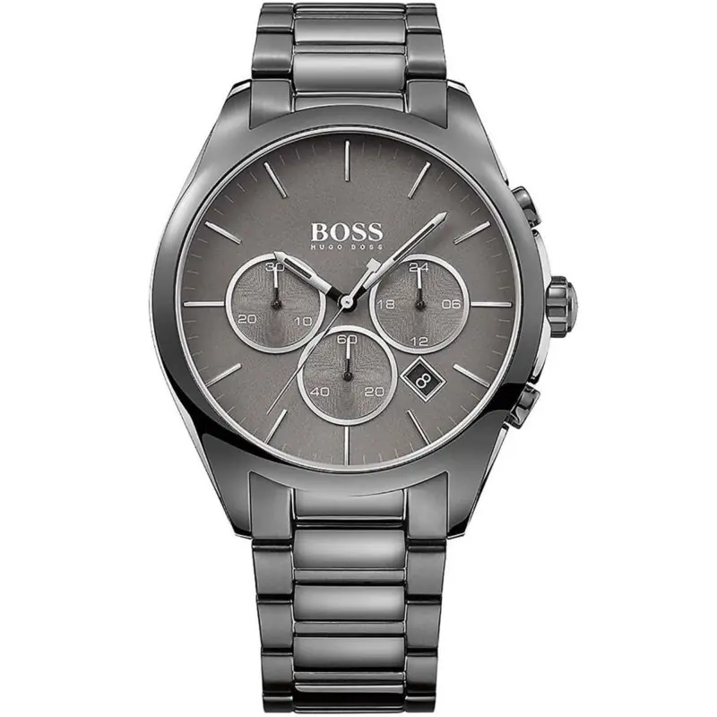 Hugo Boss Watch Men Gray Metal Onyx 1513364
