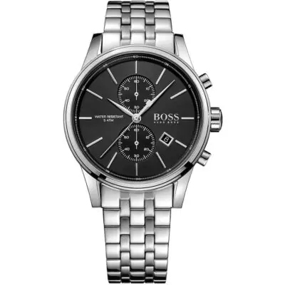 Hugo Boss Watch Men Silver Metal Jet 1513383