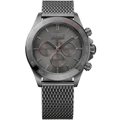 Hugo Boss Watch Men Gray Metal Ikon 1513443