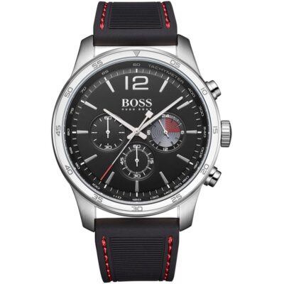 Hugo Boss Watch Men Black Rubber Professional 1513525