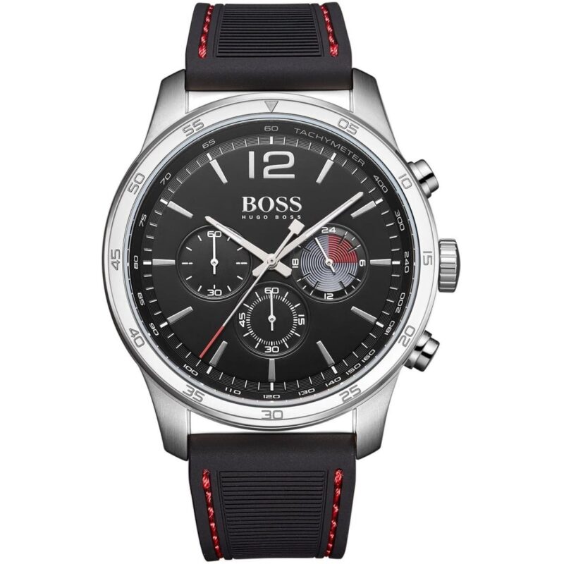 Hugo Boss Watch Men Black Rubber Professional 1513525