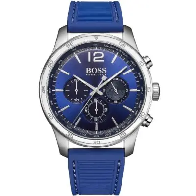 Hugo Boss Watch Men Blue Rubber Professional 1513526