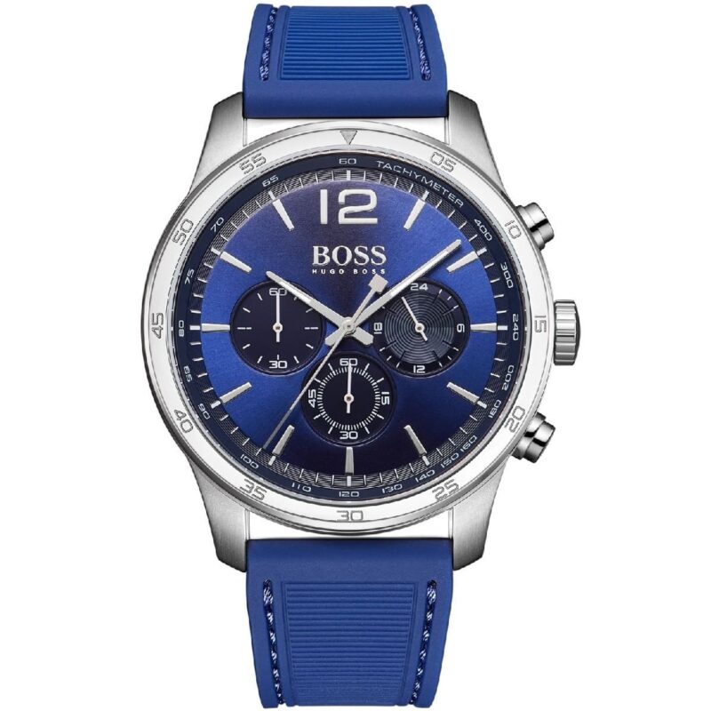 Hugo Boss Watch Men Blue Rubber Professional 1513526