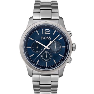 Hugo Boss Watch Men Silver Metal Professional 1513527