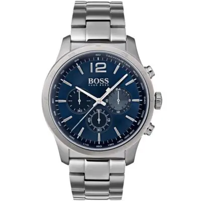 Hugo Boss Watch Men Silver Metal Professional 1513527