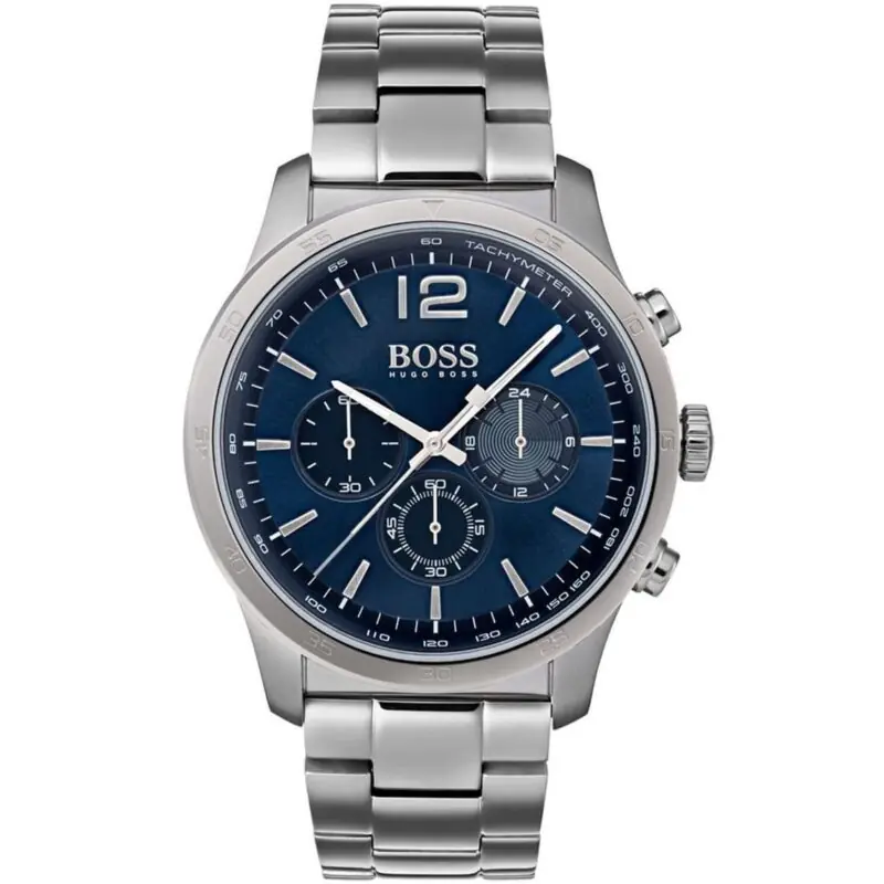 Hugo Boss Watch Men Silver Metal Professional 1513527