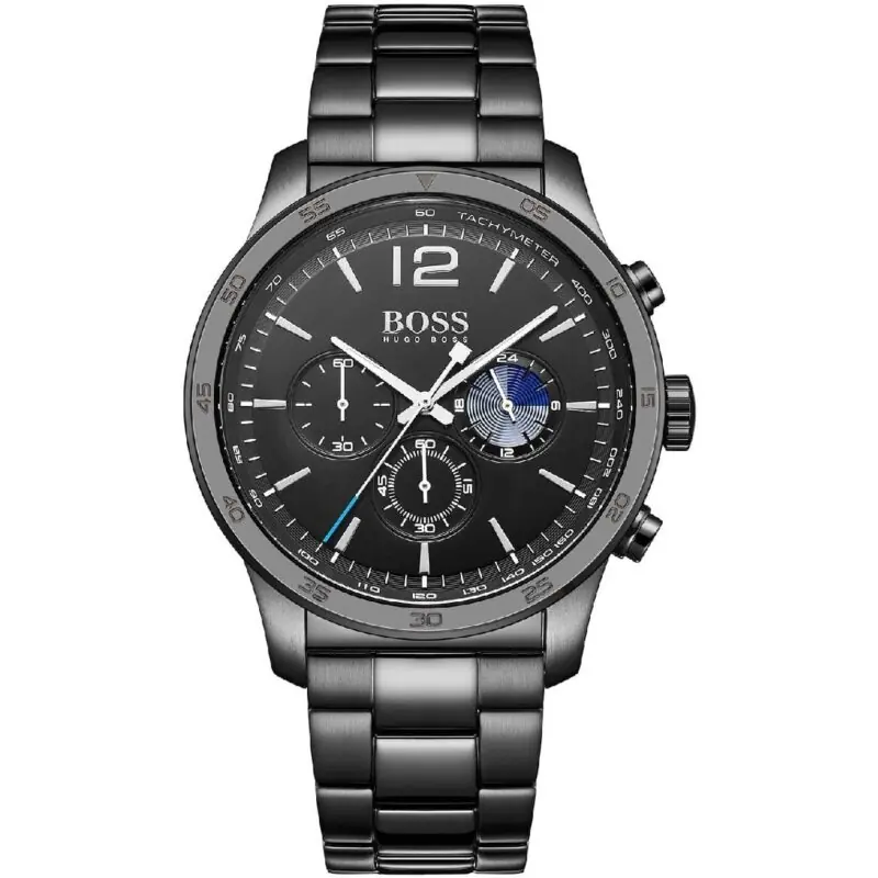Hugo Boss Watch Men Black Metal Professional 1513528