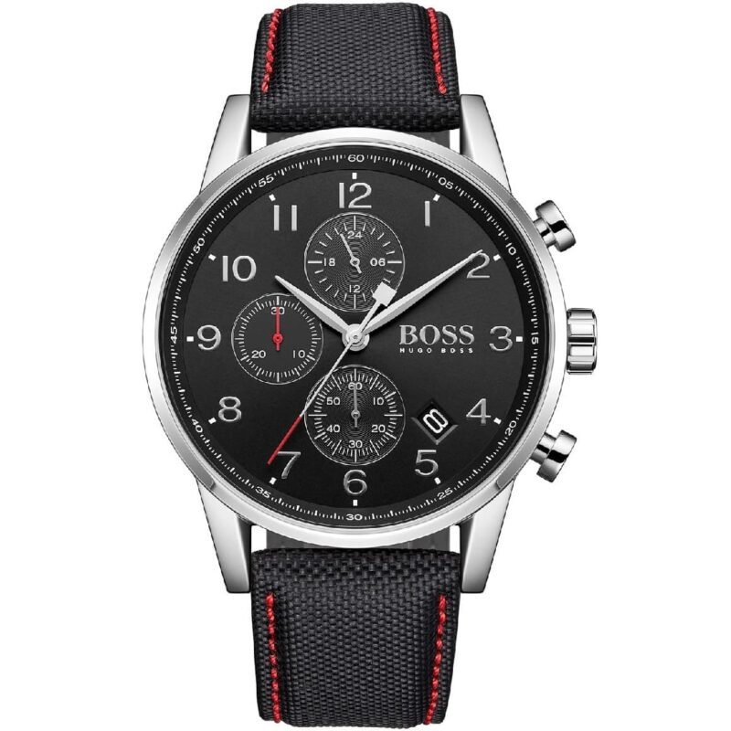 Hugo Boss Watch Men Black Fiber Navigator 1513535