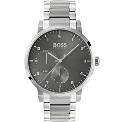 Hugo Boss Watch Men Silver Metal Stainless Steel Oxygen 1513596