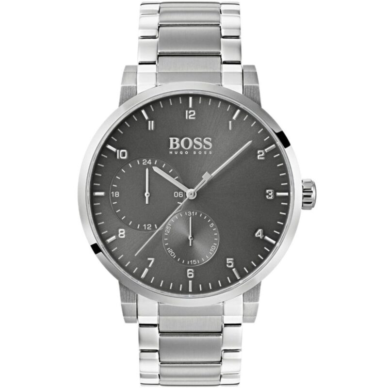 Hugo Boss Watch Men Silver Metal Stainless Steel Oxygen 1513596