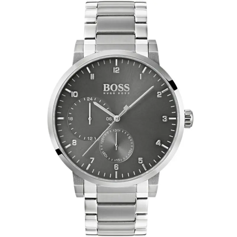 Hugo Boss Watch Men Silver Metal Stainless Steel Oxygen 1513596
