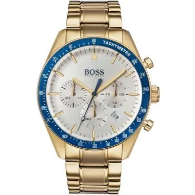 Hugo Boss Watch Men Gold Metal Trophy 1513631