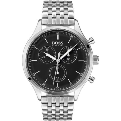 Hugo Boss Watch Men Silver Metal Companion 1513652
