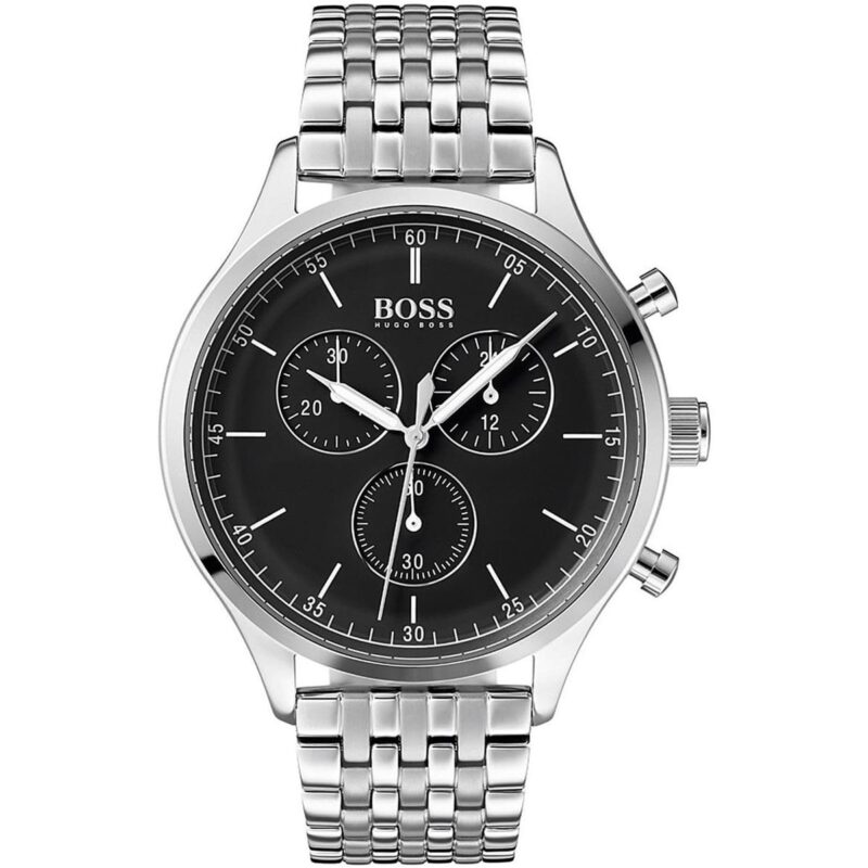 Hugo Boss Watch Men Silver Metal Companion 1513652