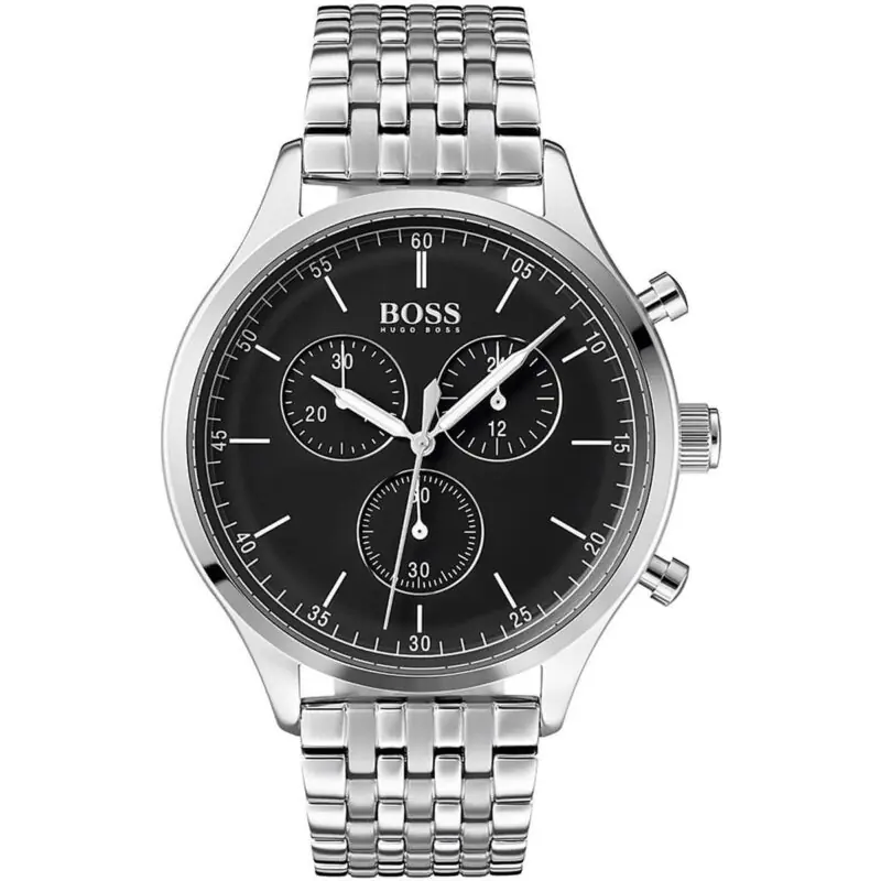 Hugo Boss Watch Men Silver Metal Companion 1513652