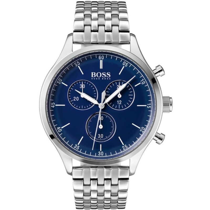 Hugo Boss Watch Men Silver Metal Companion 1513653