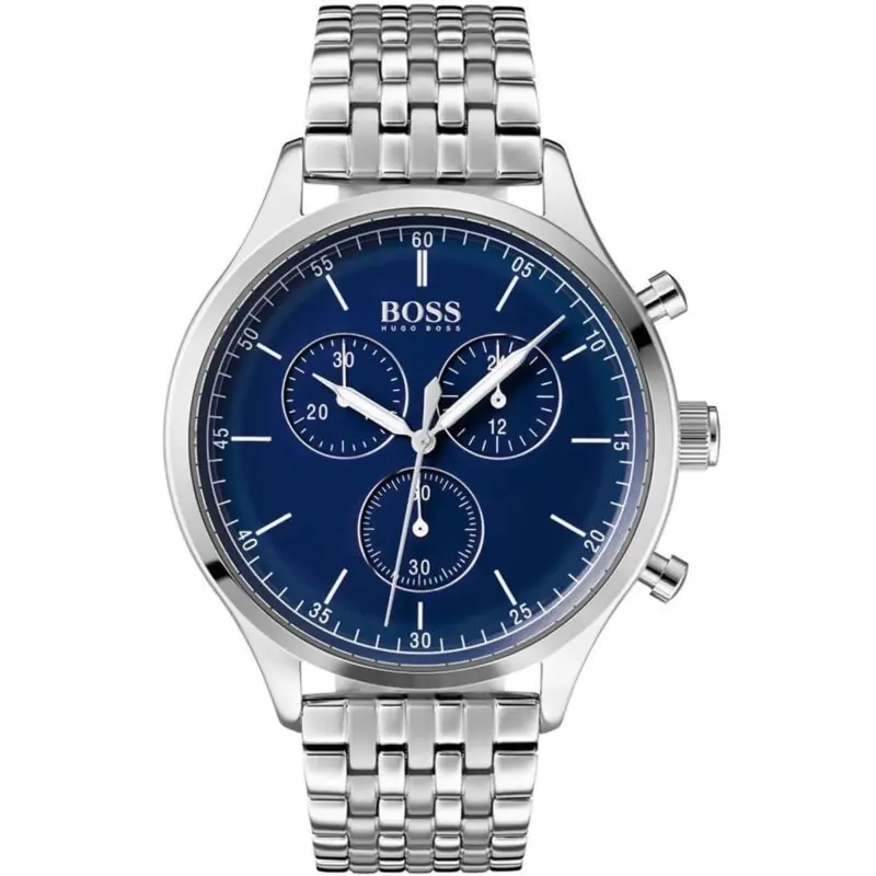 Hugo Boss Watch Men Silver Metal Companion 1513653