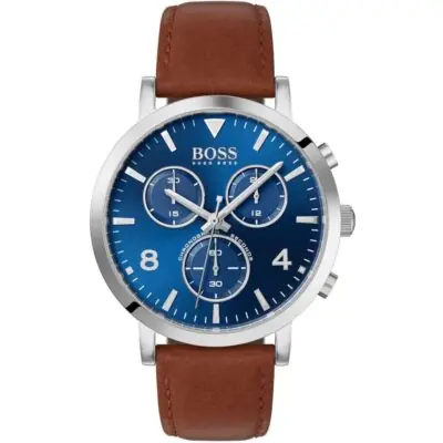 Hugo Boss Men Brown Leather Watch Spirit 1513689