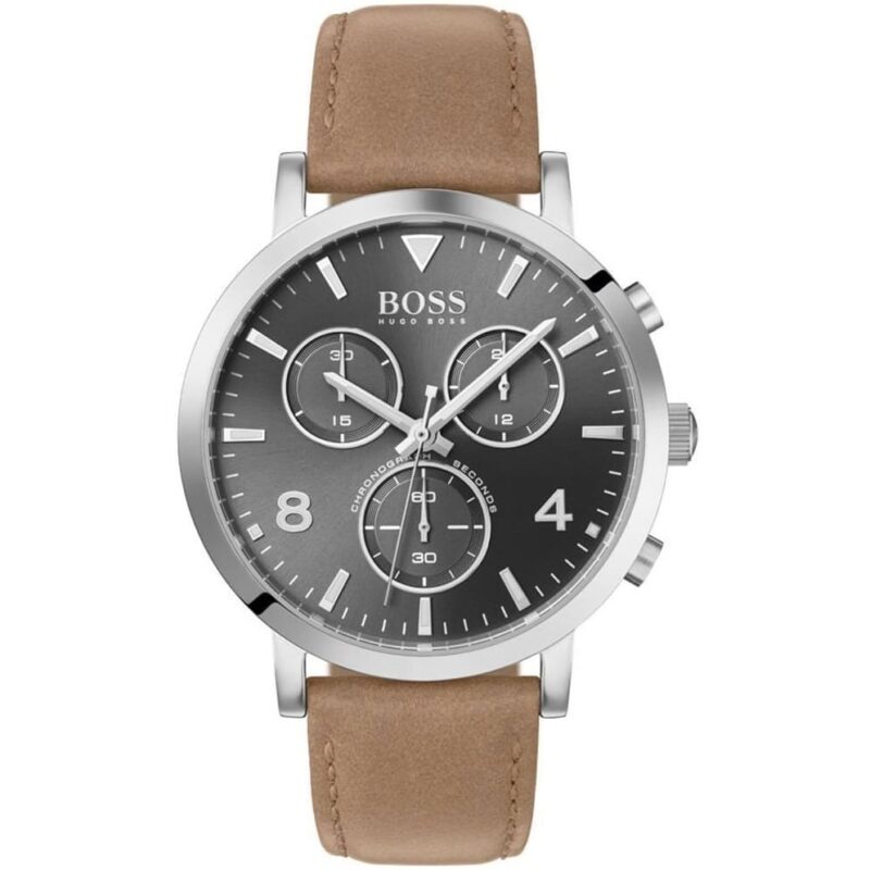 Hugo Boss Watch Men Brown Leather Spirit 1513691