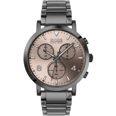 Hugo Boss Watch Men Gray Metal Spirit 1513695